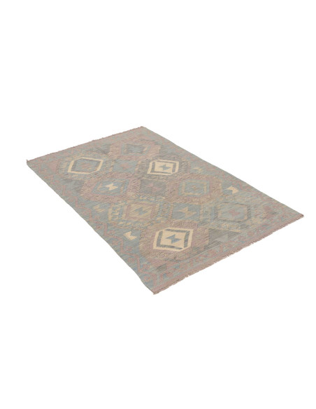 Hand Made Rug Kilim Afghanistan 96x149 Light Bl