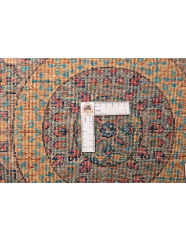 Rug Mamlouk Pakistan 99x155 Sandy Brown Turquoi