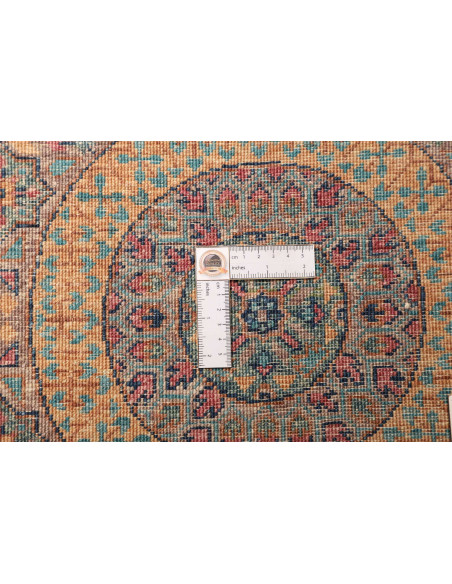 Rug Mamlouk Pakistan 99x155 Sandy Brown Turquoi