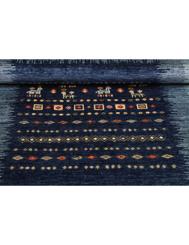 Hand Made Rug Siva Pakistan 100x149 Navy Blue L