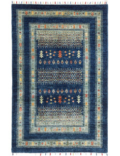 Hand Made Rug Siva Pakistan 100x151 Navy Blue L