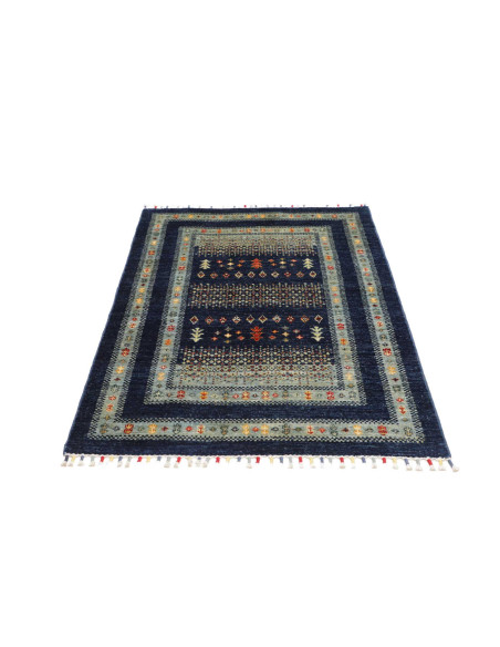 Hand Made Rug Siva Pakistan 100x151 Navy Blue L