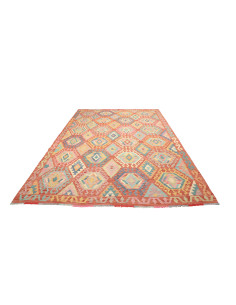 Kilim 208x297 Cm Kilim, Afghanistan, Hand-carded Wool warp: 2