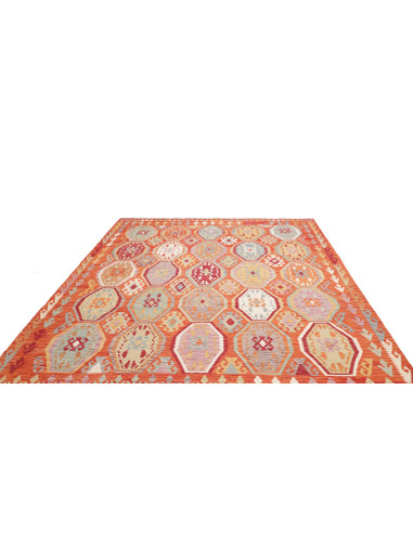 Kilim 255x296 Cm Kilim, Afghanistan, Hand-carded Wool warp