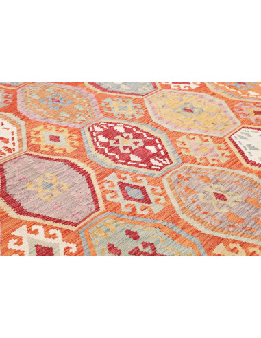 Kilim 255x296 Cm Kilim, Afghanistan, Hand-carded Wool warp