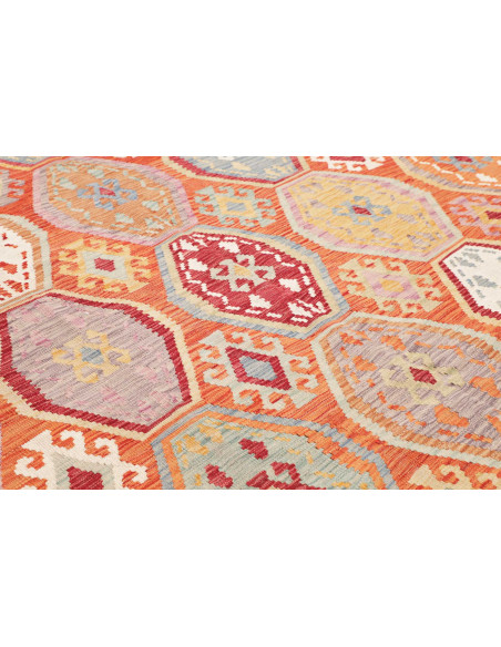 Kilim 255x296 Cm Kilim, Afghanistan, Hand-carded Wool warp