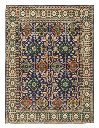 Tabriz 106x136 Cm Tabriz, Persia, Hand-carded Wool, Cotton,