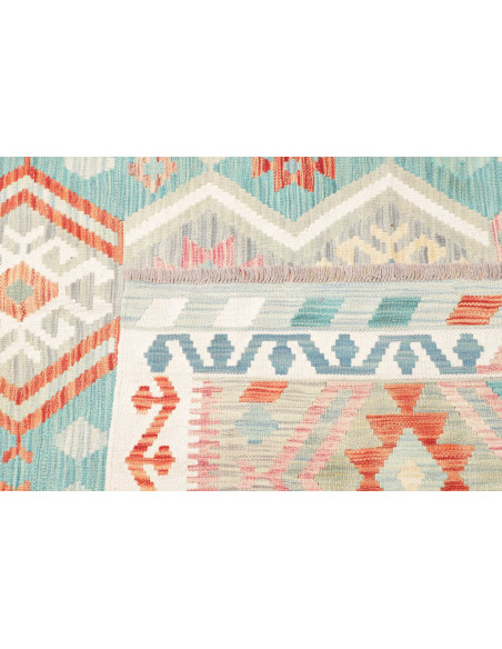 Rug Kilim Afghanistan 204x298 Light Turquoise P