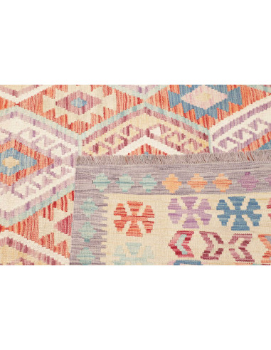 Rug Kilim Afghanistan 204x300 Cream Terracotta