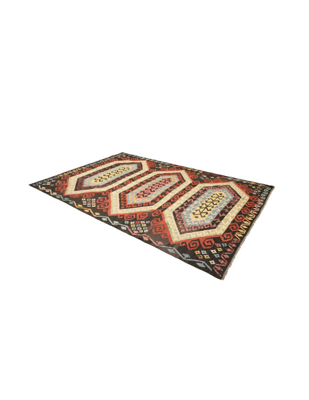 Kilim 202x305 Cm Kilim, Afghanistan, Hand-carded Wool, 0.3
