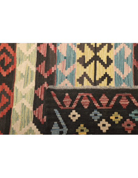 Kilim 202x305 Cm Kilim, Afghanistan, Hand-carded Wool, 0.3
