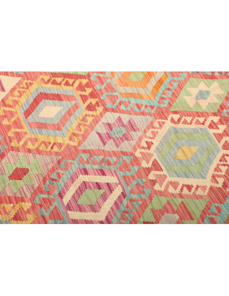 Kilim 201x287 Cm Kilim, Afghanistan, Hand-carded Wool warp: