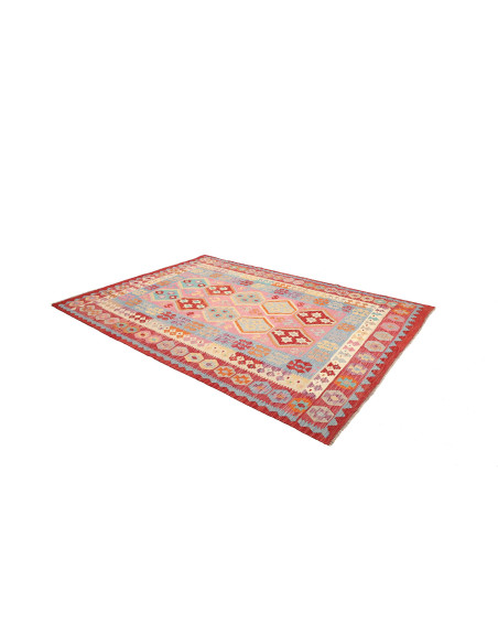 Kilim 202x290 Cm Kilim, Afghanistan, Hand-carded Wool warp: