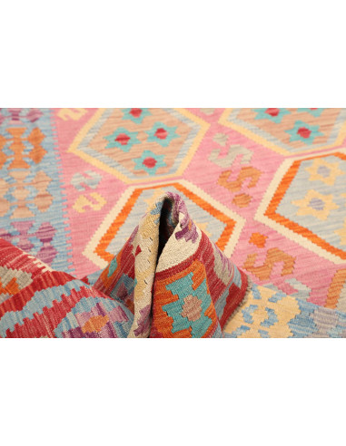 Kilim 202x290 Cm Kilim, Afghanistan, Hand-carded Wool warp: