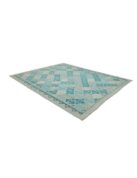 Rug Kilim Afghanistan 251x302 Turquoise Blue Aq
