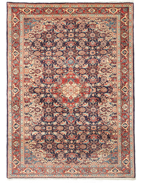 Sarough 105x144 Cm Sarough, Persia, Lana Cardata A Mano