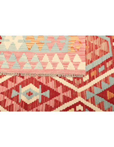 Kilim 197x282 Cm Afghan Kilim, Hand-carded Wool cotton