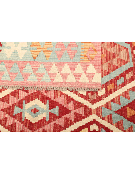 Kilim 197x282 Cm Afghan Kilim, Hand-carded Wool cotton