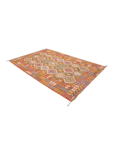 Rug Kilim Afghanistan 173x250 Orange Red Yellow