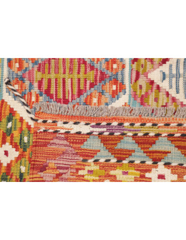 Rug Kilim Afghanistan 173x250 Orange Red Yellow