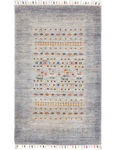 Hand Made Rug Siva Pakistan 80x126 Light Grey M