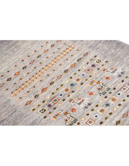 Hand Made Rug Siva Pakistan 80x126 Light Grey M