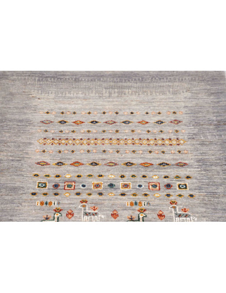 Hand Made Rug Siva Pakistan 80x126 Light Grey M