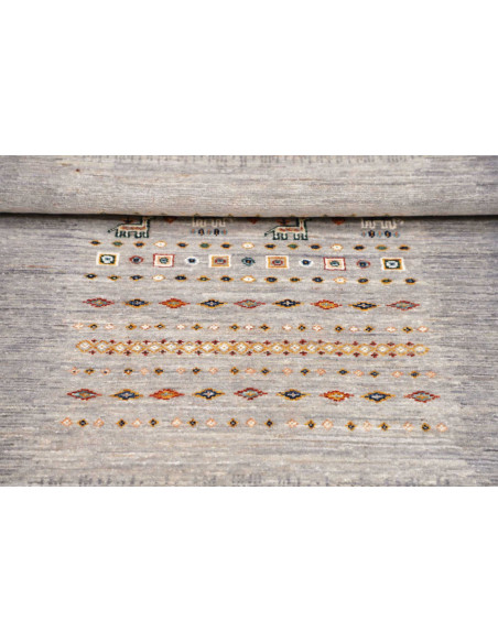 Hand Made Rug Siva Pakistan 80x126 Light Grey M