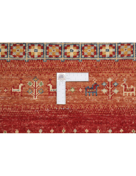 Hand Made Rug Siva Pakistan 81x121 Red Beige