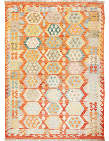 Kilim 173x240 Cm Kilim Afghanistan, Hand-carded Wool, 0.3 Cm