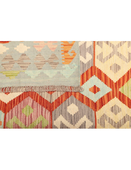 Kilim 201x289 Cm Kilim, Afghanistan, Hand-carded Wool warp: