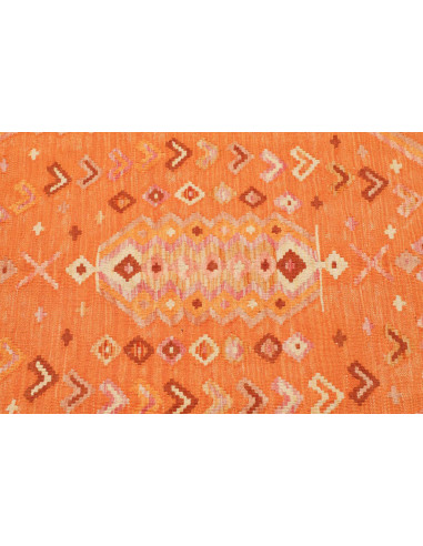 Rug Kilim Afghanistan 105x147 Orange Peach Rose