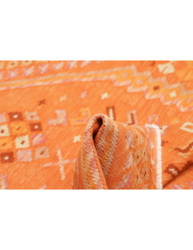Rug Kilim Afghanistan 105x147 Orange Peach Rose