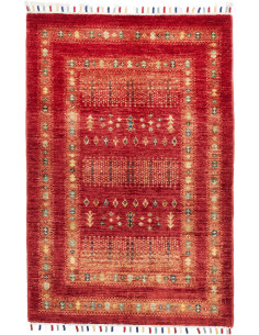 Hand Made Rug Siva Pakistan 79x116 Rust Red Bei