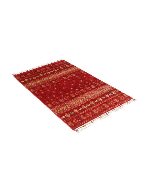 Hand Made Rug Siva Pakistan 83x128 Red Beige