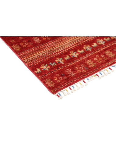 Hand Made Rug Siva Pakistan 83x128 Red Beige