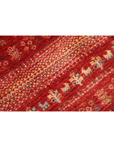 Hand Made Rug Siva Pakistan 83x128 Red Beige