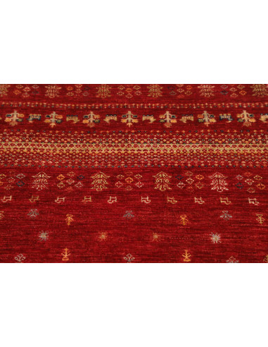 Hand Made Rug Siva Pakistan 83x128 Red Beige