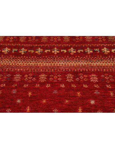 Hand Made Rug Siva Pakistan 83x128 Red Beige