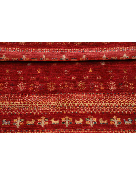 Hand Made Rug Siva Pakistan 83x128 Red Beige