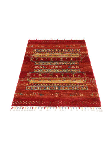Hand Made Rug Siva Pakistan 83x115 Brick Red Go