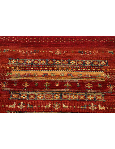 Hand Made Rug Siva Pakistan 83x115 Brick Red Go