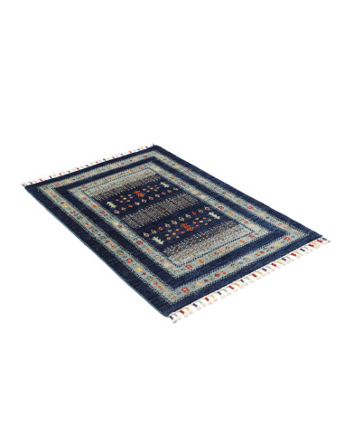Hand Made Rug Siva Pakistan 82x118 Deep Blue Sk