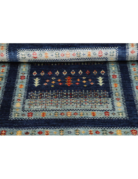 Hand Made Rug Siva Pakistan 82x118 Deep Blue Sk