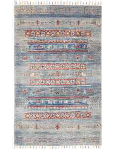 Hand Made Rug Siva Pakistan 79x117 Blue Grey Re