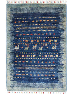 Hand Made Rug Siva Pakistan 78x119 Deep Blue Te