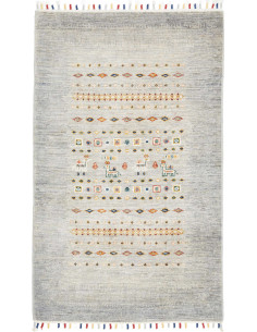 Hand Made Rug Siva Pakistan 78x127 Blue Grey Mu