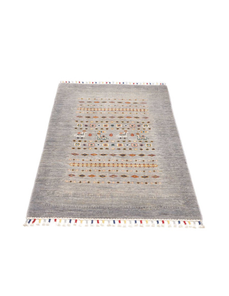 Hand Made Rug Siva Pakistan 78x127 Blue Grey Mu