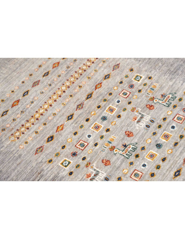 Hand Made Rug Siva Pakistan 78x127 Blue Grey Mu