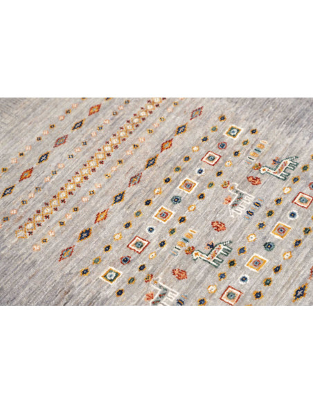 Hand Made Rug Siva Pakistan 78x127 Blue Grey Mu